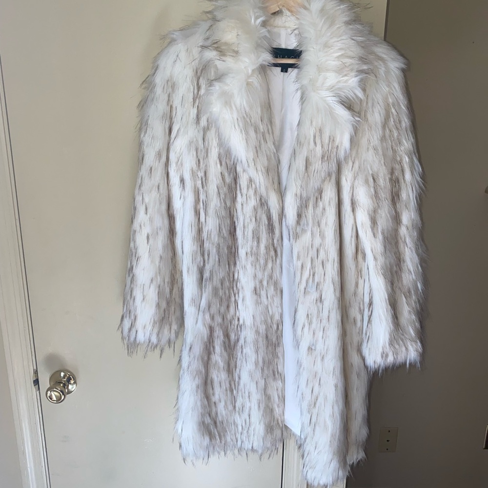 Faux fur coat